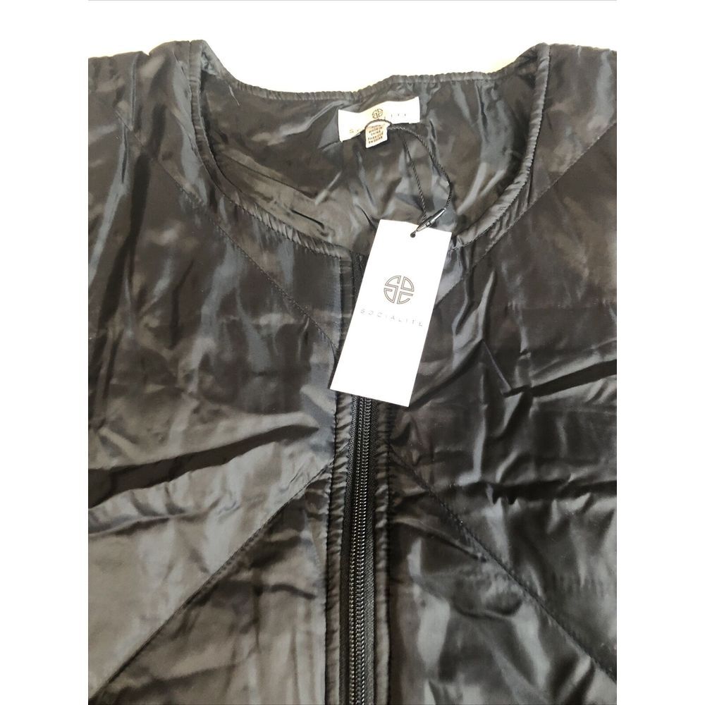 Socialite Vest Womens Large/Extra Large Black Full Zip-Up Outdoor NWT‎ - Picture 2 of 4